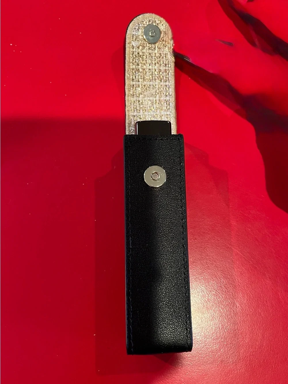 CHANEL Lip Gloss/Balm in Black and Brown with Black Case